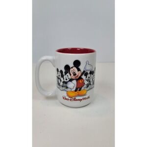 MICKEY MOUSE Walt Disney World Parks Ceramic Mug 3D Embossed Good Size Cup